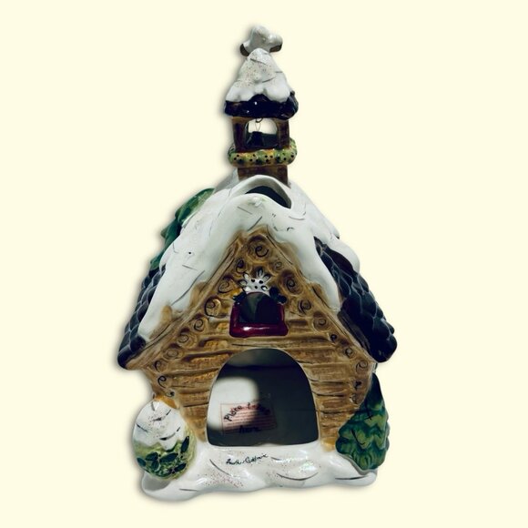 Blue Sky Clayworks Vintage Little Church of the Woods 10" Heather Goldminc RARE! - Picture 5 of 10